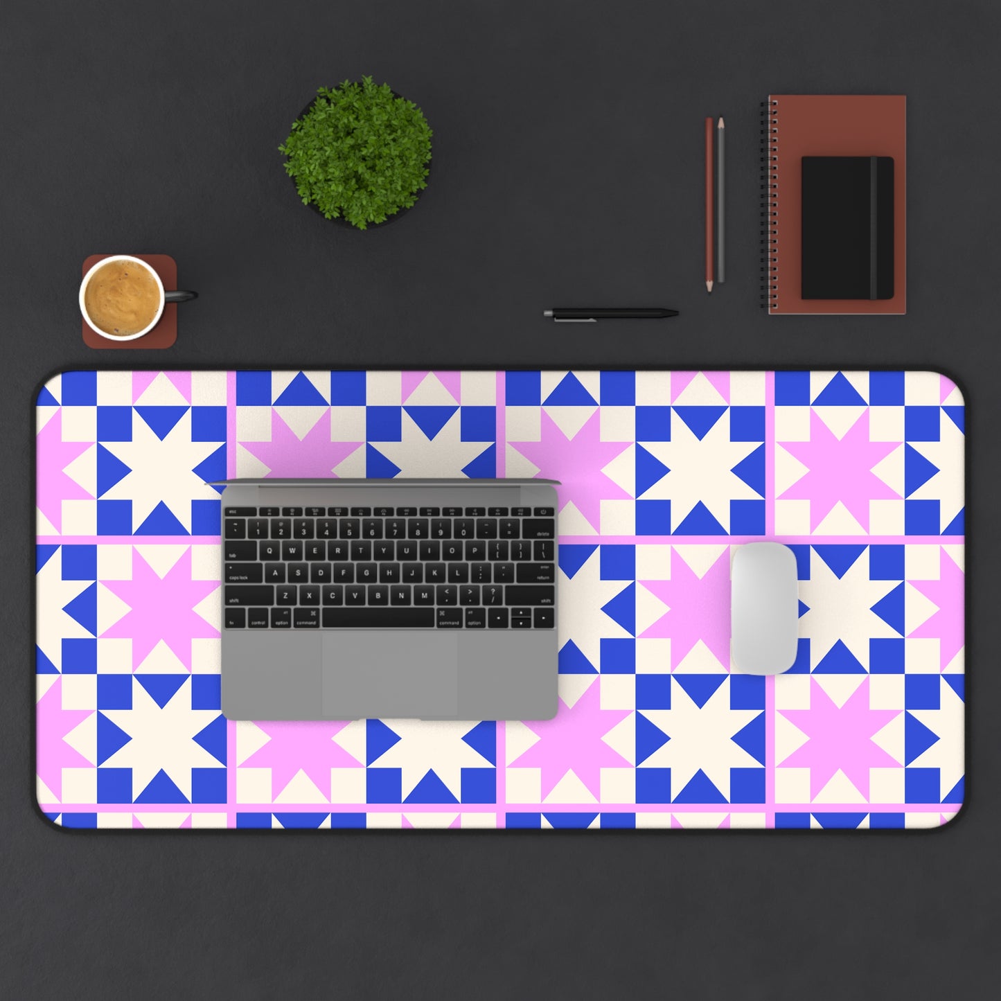 Quilt Burst Desk Mat