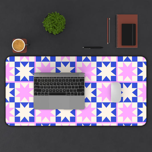 Quilt Burst Desk Mat