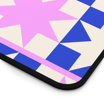 Quilt Burst Desk Mat