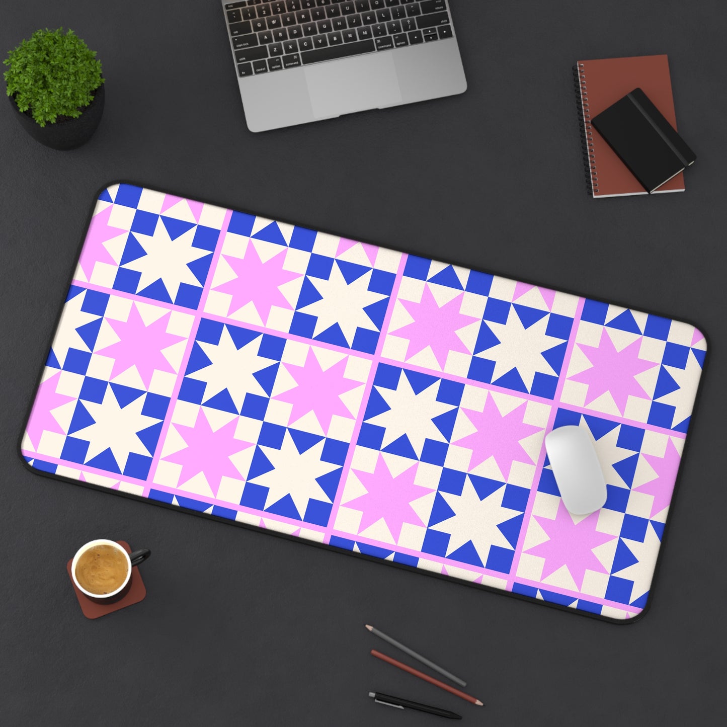 Quilt Burst Desk Mat