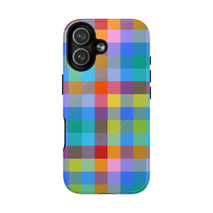 Summer Plaid MagSafe Phone Case