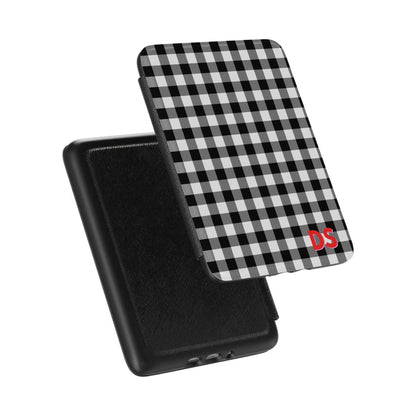 Onyx Gingham Personalized Kindle Case