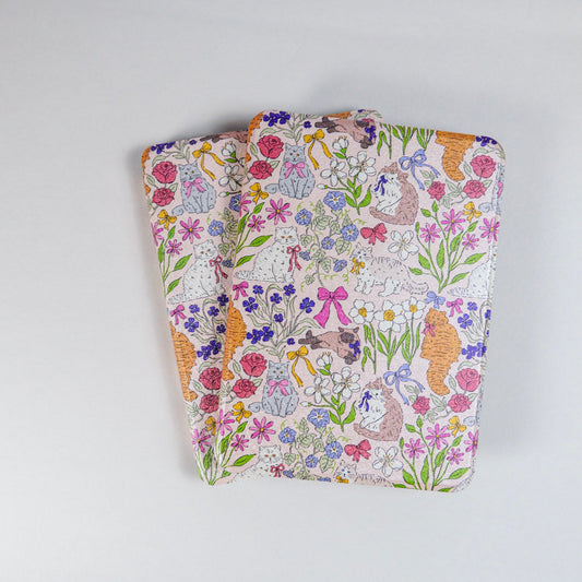 Whisker Garden Kindle Case with cats and floral design by Elco House 