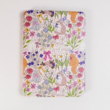 Whisker Garden Kindle Case with cats and floral design by Elco House